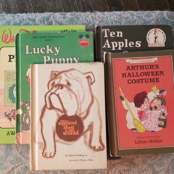 5 Vintage Children's books